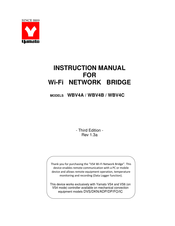 Yamato WBV4C Instruction Manual