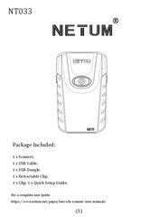 Netum NT033 Manual