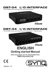 SYNQ Dante DBI-04 Getting Started Manual