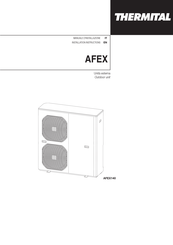 thermital AFEX140 Installation Instructions Manual