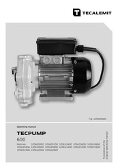 TECALEMIT 105622600 Operating Manual