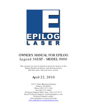 Epilog Legend 36EXT Owner's Manual