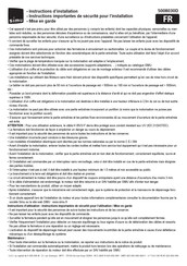 Simu 5008030D Installation Instructions Manual