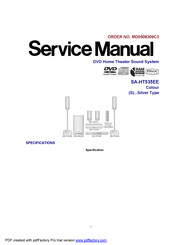Panasonic SA-HT535EE Service Manual