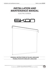 Eikon XQ50 Series Installation And Maintenance Manual