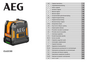 AEG CLG330 Instruction Manual