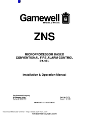 Gamewell ZNS Installation & Operation Manual