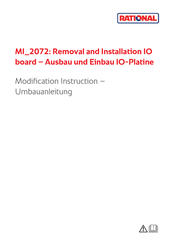 Rational MI 2072 Modification Instruction