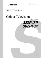 Toshiba 32ZP48P Service Manual