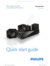 Philips HTS2511/94 Quick Start Manual