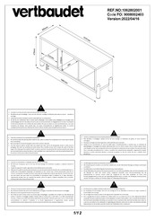 VERTBAUDET 1062802001 Assembly Instructions Manual