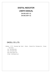 dacell DN-330 User Manual