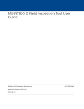 Johnson Controls MS-FIT100-0 User Manual