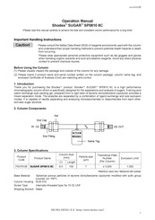 Shodex SUGAR SP0810 8C Operation Manual
