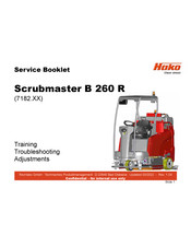 HAKO Scrubmaster B260 R Service Booklet