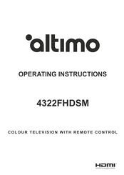 altimo 4322FHDSM Operating Instructions Manual