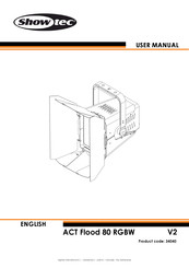 SHOWTEC ACT Flood 80 RGBW User Manual