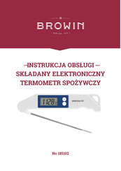 BROWIN 185102 Operation Manual