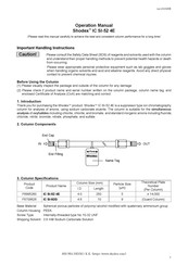 Shodex IC SI-52 4E Operation Manual