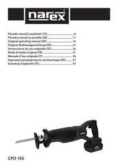 Narex CPO 150 Original Operating Manual