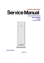 Panasonic SB-WA330GCS Service Manual