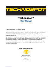 Barco Technospot User Manual