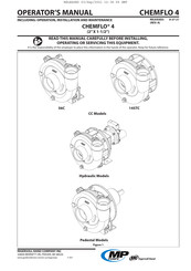 Ingersoll-Rand MP PUMPS CHEMFLO 4 56C Operator's Manual