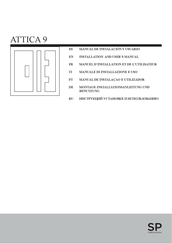 Porcelanosa ATTICA 9 Installation And User Manual
