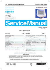 Philips 107P2 CM25 GSIII Service Manual
