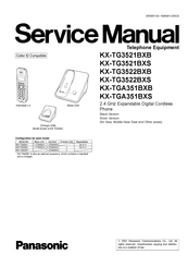 Panasonic KX-TG3521BXS Service Manual