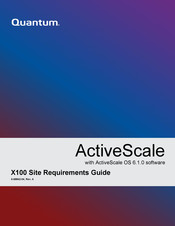 Quantum ActiveScale X100 Facility Requirements Manual