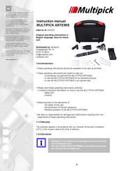 Multipick ARTEMIS Instruction Manual
