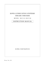 Kowa KGC-01 Instruction Manual