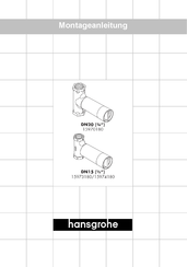 Hans Grohe DN15 15973180 Assembly Instructions Manual