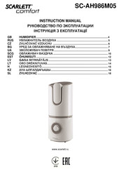 Scarlett Comfort SC-AH986M05 Instruction Manual