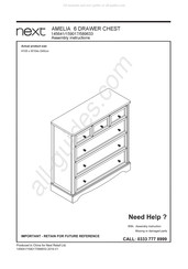 Next AMELIA 589633 Assembly Instructions Manual