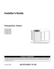 Trane 4YCA4036A1080A Installer's Manual