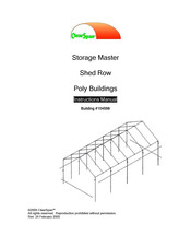 ClearSpan Storage Master 104598 Instruction Manual