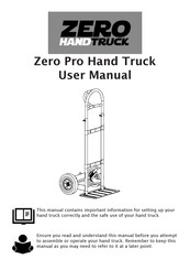Zero Pro Hand Truck User Manual