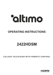 altimo 2422HDSM Operating Instructions Manual