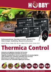 Hobby Thermica Control 37127 Operating	 Instruction