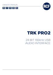 RCF TRK PRO2 Owner's Manual