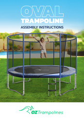 OZ Trampolines OVAL Assembly Instructions Manual