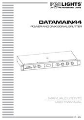 ProLights DATAMAIN44 User Manual