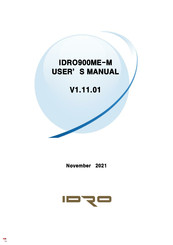 IDRO IDRO900ME-M User Manual