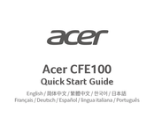 Acer CFE100 Quick Start Manual