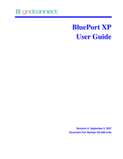 GridConnect BluePort XP User Manual