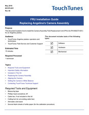 TouchTunes Media Player FRU Installation Manual