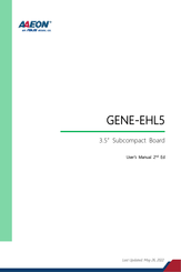 Asus AAEON GENE-EHL5 User Manual