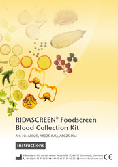 R-Biopharm RIDASCREEN A8025-PIM Instructions Manual